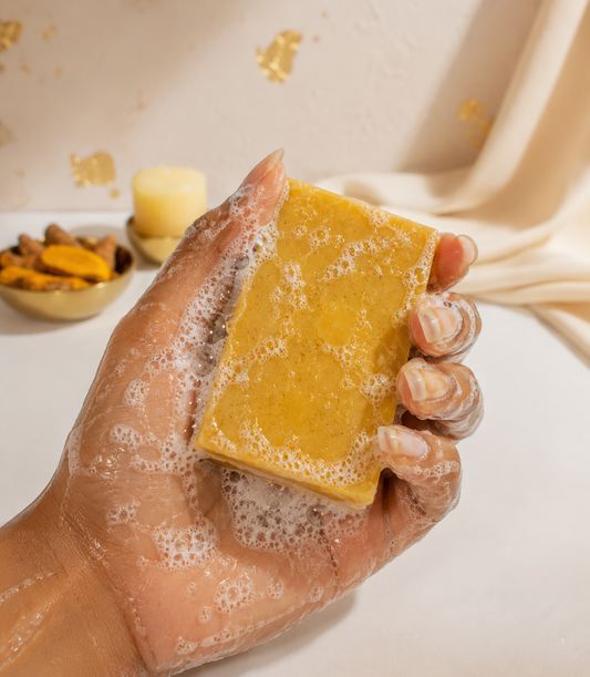 Explore our D&M Divine Beauty Turmeric Soap and discover a simple addition to your natural skincare routine.”