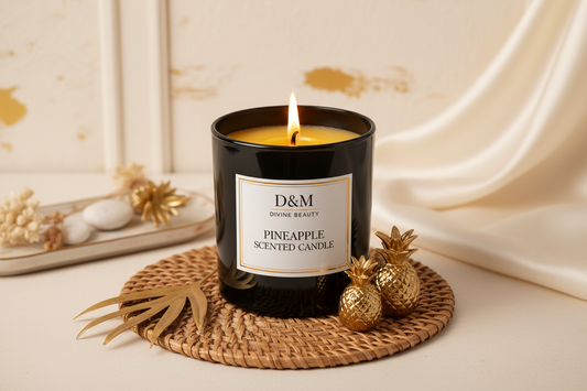 D&M Divine Beauty Pineapple Scented Candle