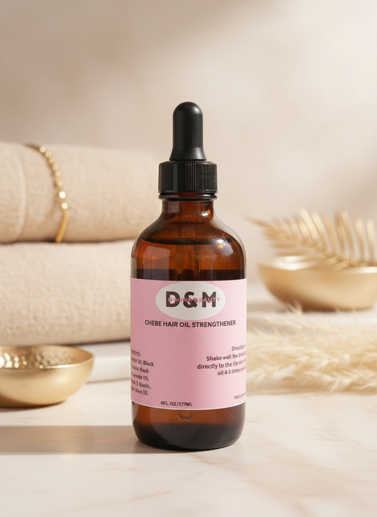 Refined Chebe Hair Oil Strengthener Background