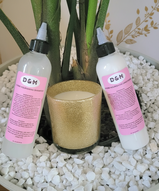 Refined Hair Care Products Background