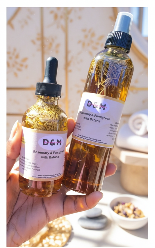 Refined Rosemary & Fenugreek Hair Oil Background