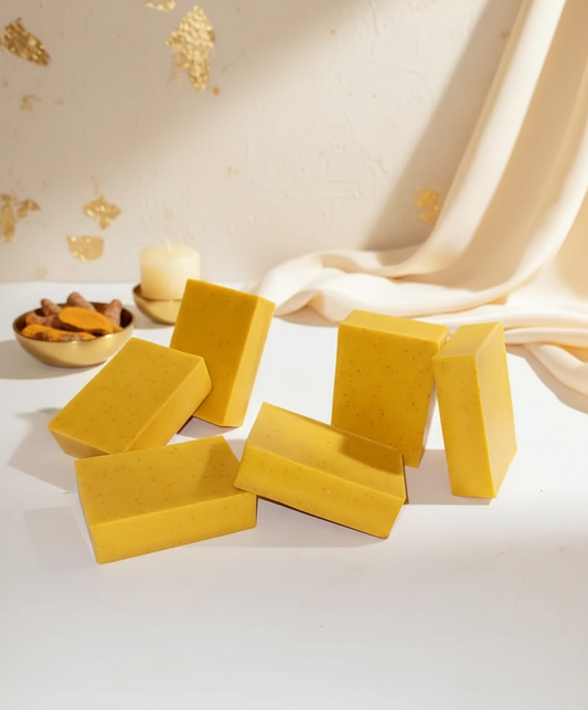 Refined Turmeric Soap Background
